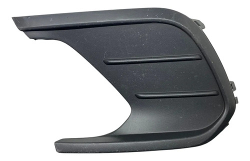 Moldura Farol Milha Esquerdo Vw Polo 2023 2025 Oem Pretoo Esquerdo