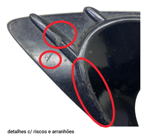 Moldura Farol De Milha Esquerdo Toyota Yaris 2018 2022 Preto Esquerdo - Imagem 3