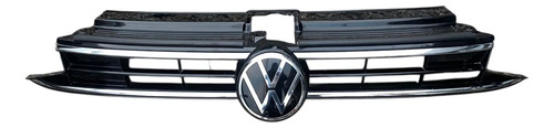 Grade Dianteira Parachoque Volkswagen Virtus 2023 2025 Preto Brilhante
