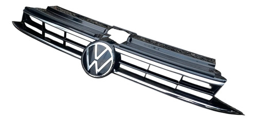 Grade Dianteira Parachoque Volkswagen Virtus 2023 2025 Preto Brilhante - Imagem 3