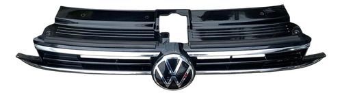 Grade Dianteira Parachoque Volkswagen Virtus 2023 2025 Preto Brilhante - Imagem 4