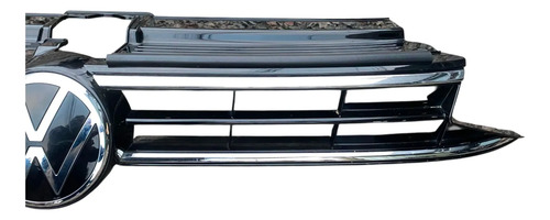 Grade Dianteira Parachoque Volkswagen Virtus 2023 2025 Preto Brilhante - Imagem 5