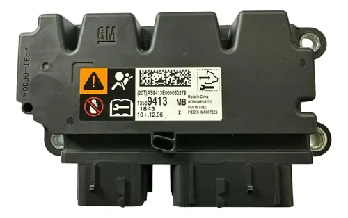 Modulo Airbag Gm Cruze 2012 A 2016 Cod 13589413 - Imagem 1