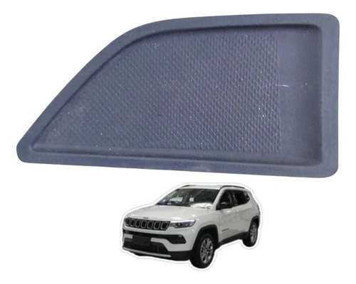 Acabamento Maçaneta Dianteira Esquerda Jeep Compass 2022 Preto Dianteira