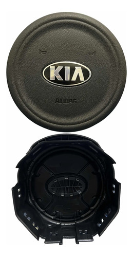 Capa Tampa Do Airbag Volante Da Buzina Kia Sportage Ex 2021 - Imagem 1