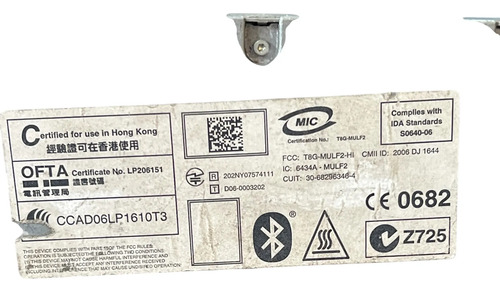 Módulo Bluetooth Bmw 325i Mulf2 Original - 84109226711