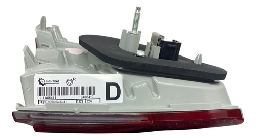 Lanterna Tampa Traseira Direita Peugeot 2008 2018 2021 Oem Direito/passageiro Vermelho - Imagem 2