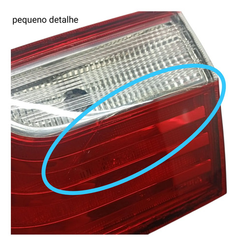 Lanterna Tampa Traseira Direita Fiat Grand Siena 2012 2021 Direito/passageiro Vermelho - Imagem 2