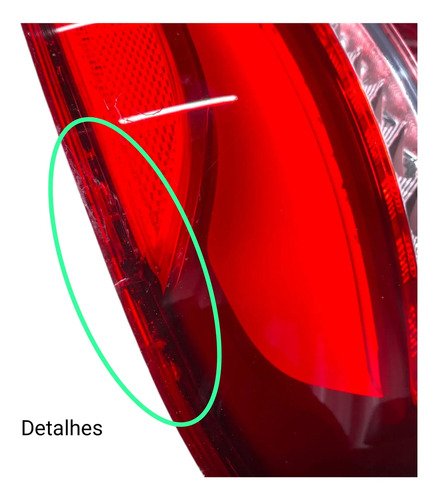 Lanterna Traseira Direita Mercedes B200 2013 2016 Direito/passageiro Vermelho - Imagem 2