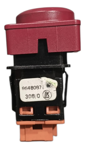 Botão De Pisca Alerta Citroën C4 Pallas 2007 2012 96480877 Vermelho - Imagem 6