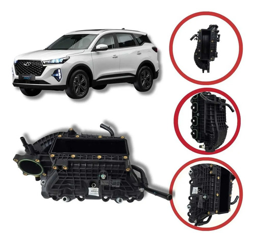 Coletor Admissão Chery Tiggo 7 1.5 Ano 2024 2025