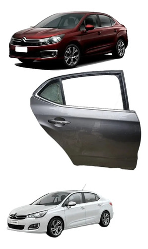 Porta Traseira Direita Citroen C4 Lounge 2014 2020