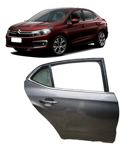 Porta Traseira Direita Citroen C4 Lounge 2014 2020 - Imagem 4
