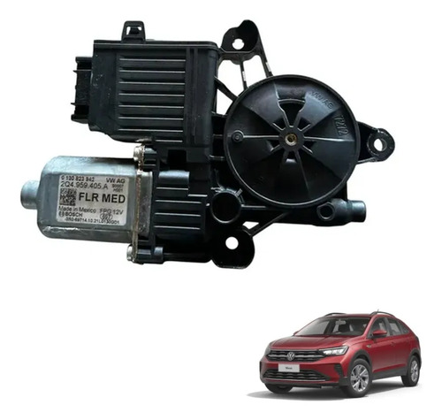 Motor Vidro Traseiro Esquerdo Vw Polo Nivus 2024 2025