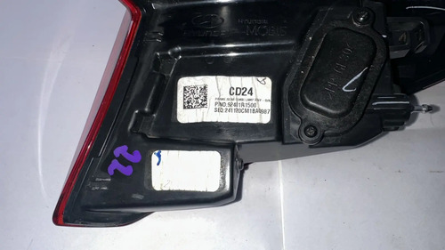 Lanterna Tras Esq Hb20 Hatch Esquerdo/motorista Vermelho - Imagem 7