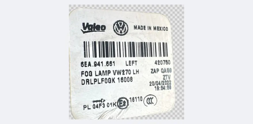 Farol Auxiliar Esquerdo  Virtus Esquerdo/motorista - Imagem 4