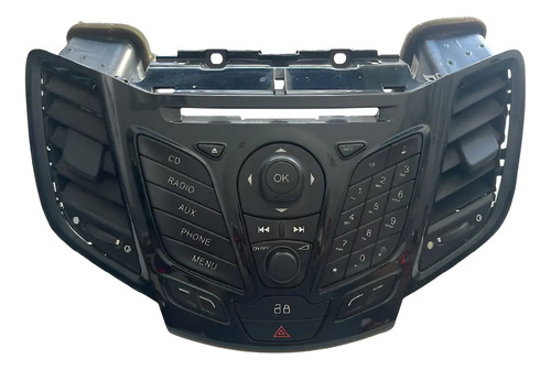 Rádio Do Painel Tabelier Ford New Fiesta Preto - Imagem 1