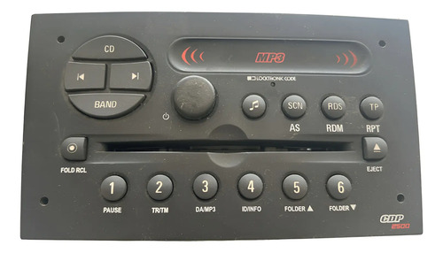 Rádio Do Painel Tabelier Vectra Gt Preto - Imagem 1