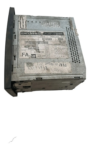 Rádio Do Painel Tabelier Vectra Gt Preto - Imagem 2