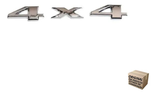 Emblema 4x4 Para Jeep Renegade Grand Cherokee Compass Preto - Imagem 2