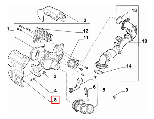 Defletor Calor da Turbina fiat jeep renegade 1.3 T270 - Imagem 5