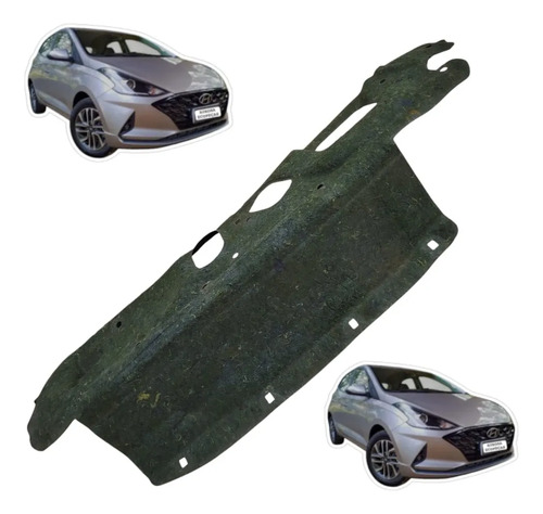 Forro Isolamento Painel Corta Fogo Hyundai Hb20 2020 A 2024