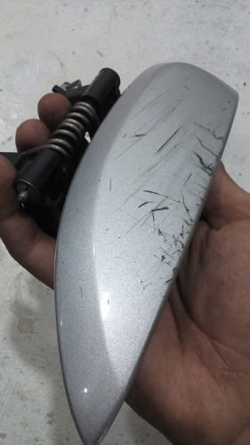 Maçaneta Externa Traseira Esquerda Renault Sandero 2015 Prateado - Imagem 3