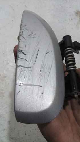 Maçaneta Externa Traseira Esquerda Renault Sandero 2015 Prateado - Imagem 4