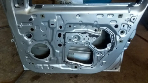 Porta Dianteira Direita Renault Sandero 2014 A 2019 Usada Cinza - Imagem 2