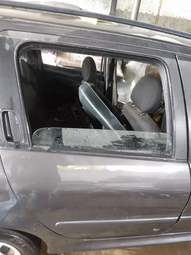 Porta Traseira Direita Peugeot 206/207 Sw Somente Aporta Cinza-escuro