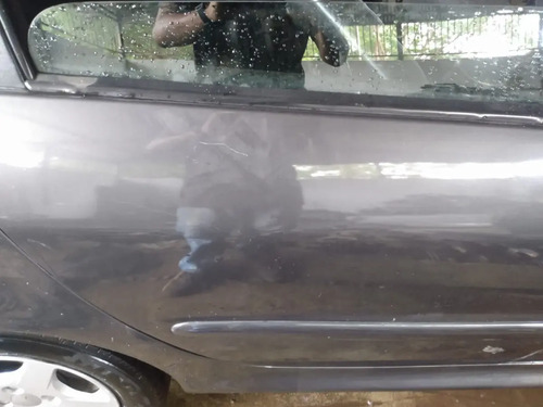 Porta Traseira Direita Peugeot 206/207 Sw Somente Aporta Cinza-escuro - Imagem 2