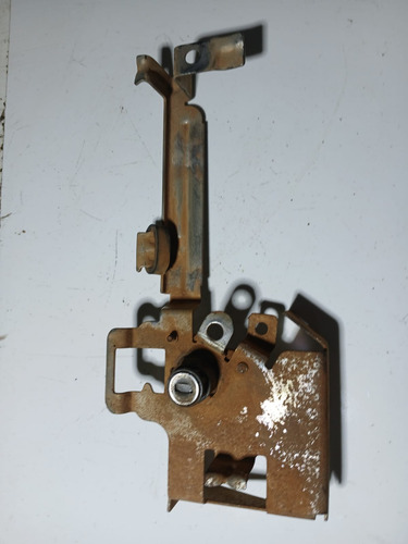Suporte Maçaneta Externa Dian Esquerda Honda Fit 2004 A 2008 Prateado Dianteira - Imagem 5