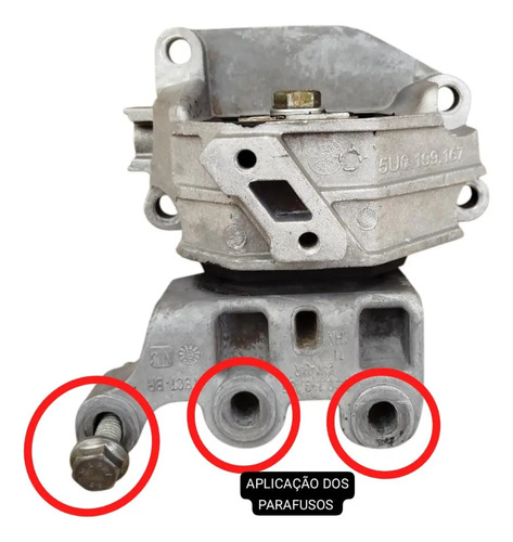 Parafuso Do Coxim Do Motor Volkswagen Saveiro 1.6 2012 2013 - Imagem 2
