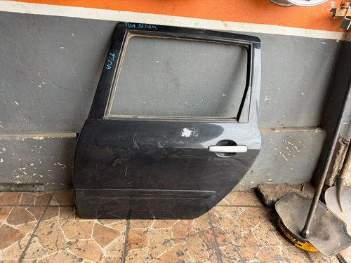 Porta Traseira Esquerda Peugeot 307 Sw 2003 Até 2012 Traseira Esquerda Preto - Imagem 2