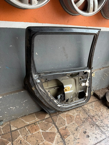 Porta Traseira Esquerda Peugeot 307 Sw 2003 Até 2012 Traseira Esquerda Preto - Imagem 6