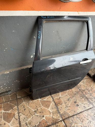 Porta Traseira Esquerda Peugeot 307 Sw 2003 Até 2012 Traseira Esquerda Preto - Imagem 7