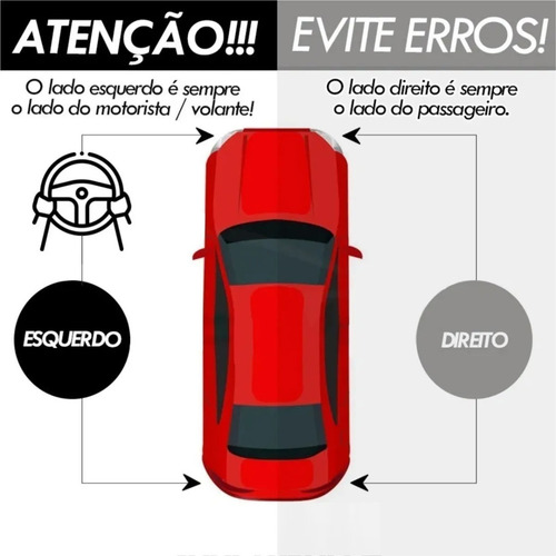 Botão Vidro Elétrico Traseiro Gol Voyage  G5 G6 Esquerdo - Imagem 7