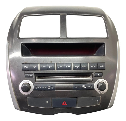 Moldura Painel Central Mitsubishi Asx 2011 2014 Original Preto - Imagem 2