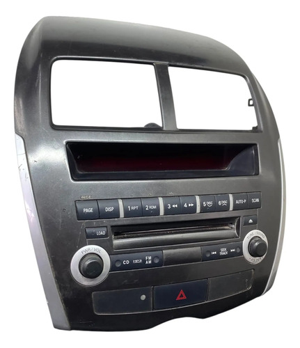 Moldura Painel Central Mitsubishi Asx 2011 2014 Original Preto - Imagem 4