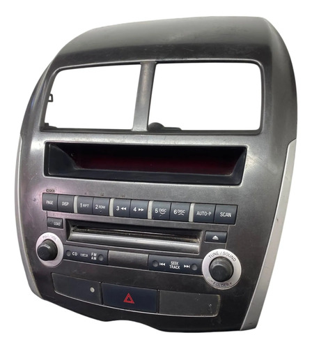 Moldura Painel Central Mitsubishi Asx 2011 2014 Original Preto - Imagem 5