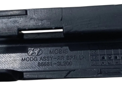 Acabamento Para-choque Traseiro Hyundai Azera 2006 A 2010 - Imagem 6