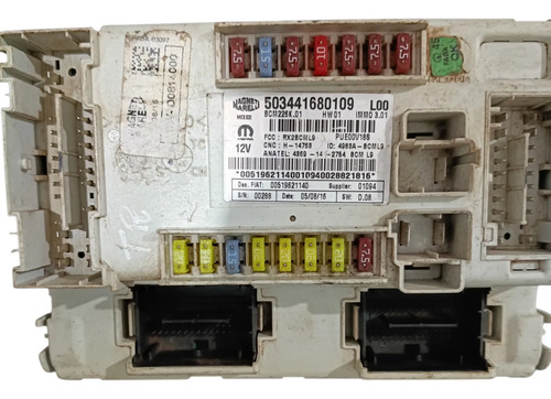 Módulo Bcm Fiat Toro 1.8 2.0 2017/20 503441680109 Original