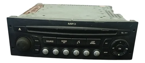 Radio Cd Player Citroen C4 Pallas 2007 2011 Original