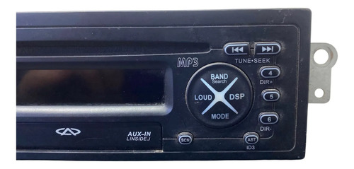 Radio Cd Player Chery Qq 2011 2015 Original Preto 1 - Imagem 3