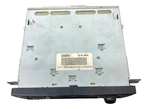 Radio Cd Player Chery Qq 2011 2015 Original Preto 1 - Imagem 6