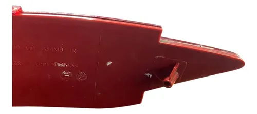 Defletor Olho De Gato Traseiro Direito New Fiesta 2013 2019 Vermelho - Imagem 6