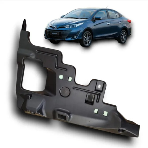 Moldura Acabamento Inferior Painel Toyota Yaris 2019 A 2023 Preto