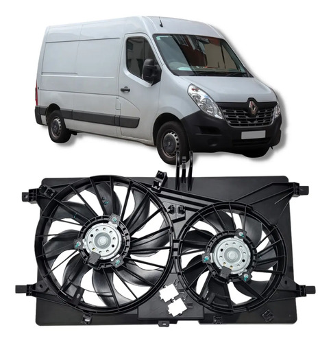 Ventoinha Dupla Renault Master 2.3 2015 A 2019 Tecfan - Imagem 2