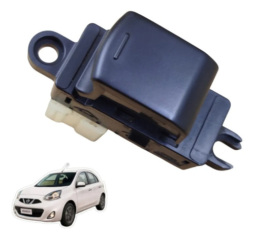 Botão Vidro Elétrico Traseiro Direito Nissan March 2017 2018