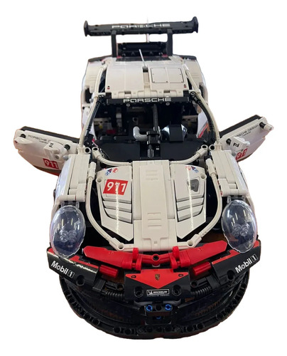 Kit De Blocos De Montar Porsche 911 Rsr 1580 Peças 1580 Bloco De Montar